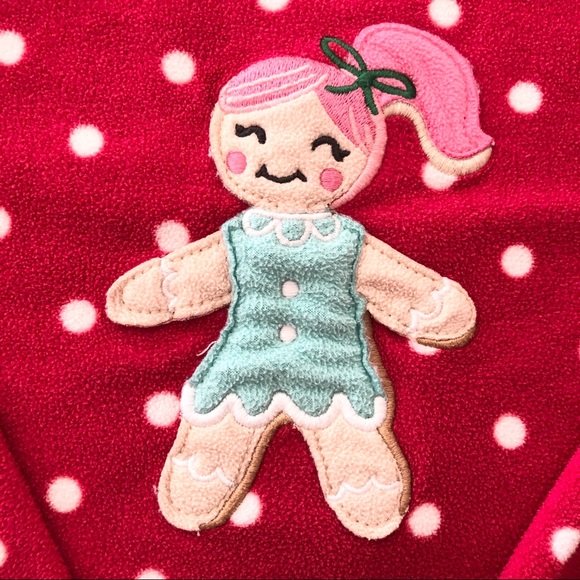 Carter’s Red PolkaDot Fleece Nightgown w/ Doll Set - Picture 6 of 11